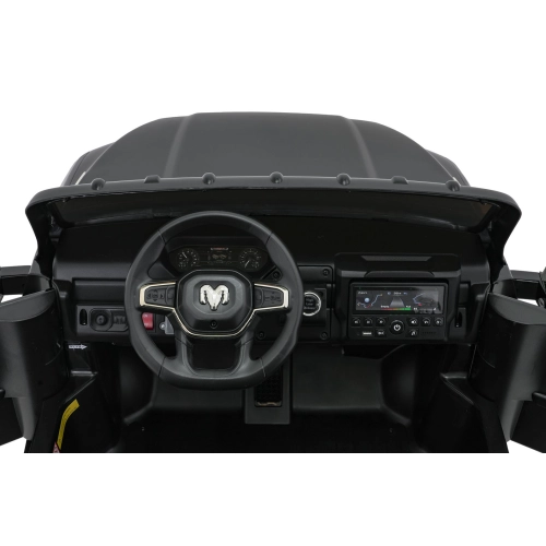 Autko na akumulator  RAM 3500 na Akumulator Czarny JJ2599